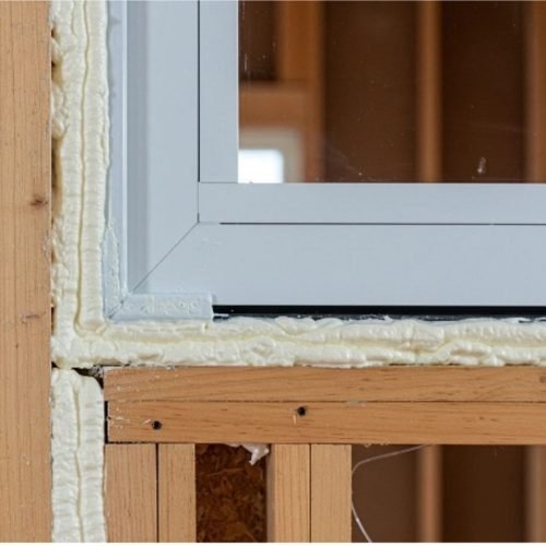 Seal Walls, Windows, and Rim Joists example
